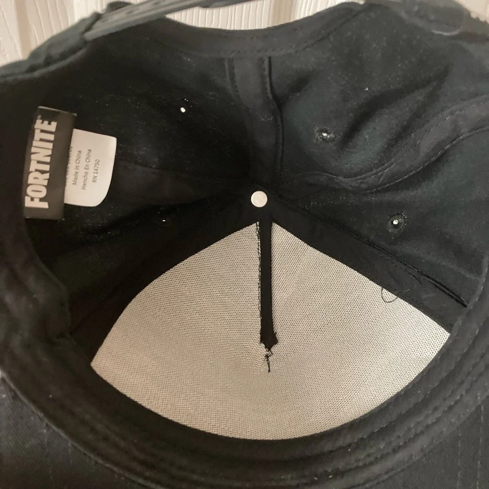 Black Fortnite SnapBack adjustable cap one size fits most hat